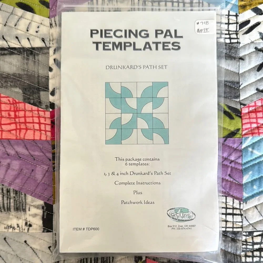 Piecing Pal Templates - Drunkard's Path Set